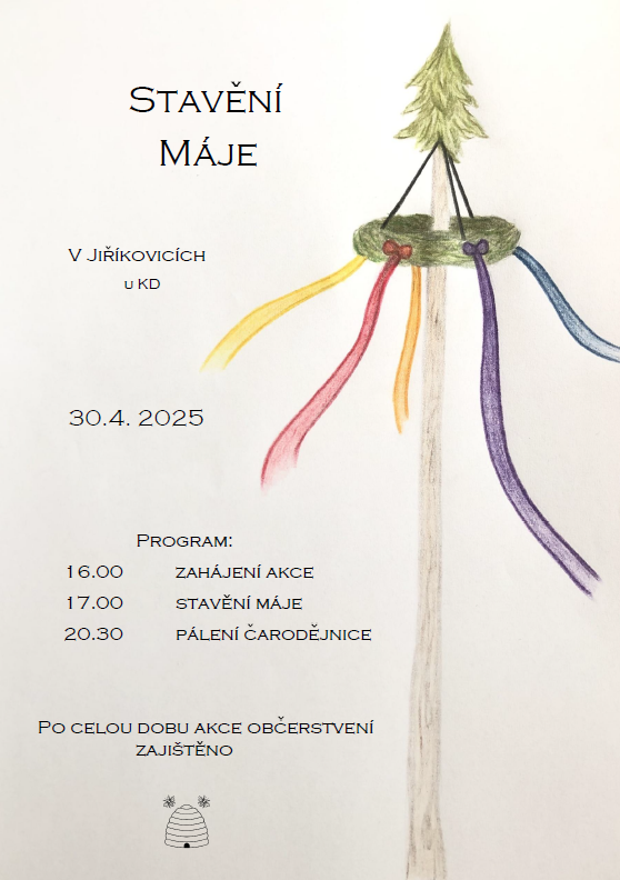 Stavění máje 30.4.2025