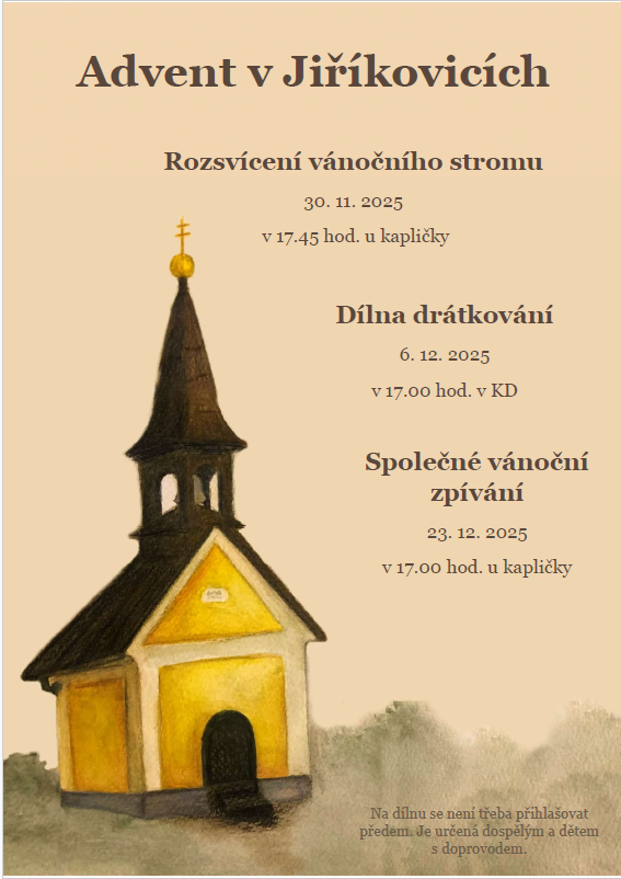 Advent v Jiříkovicích 2025