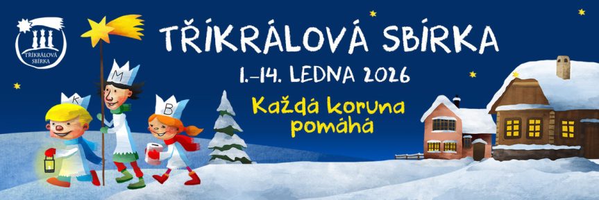 Tříkrálová sbírka – sobota 3.1.2026