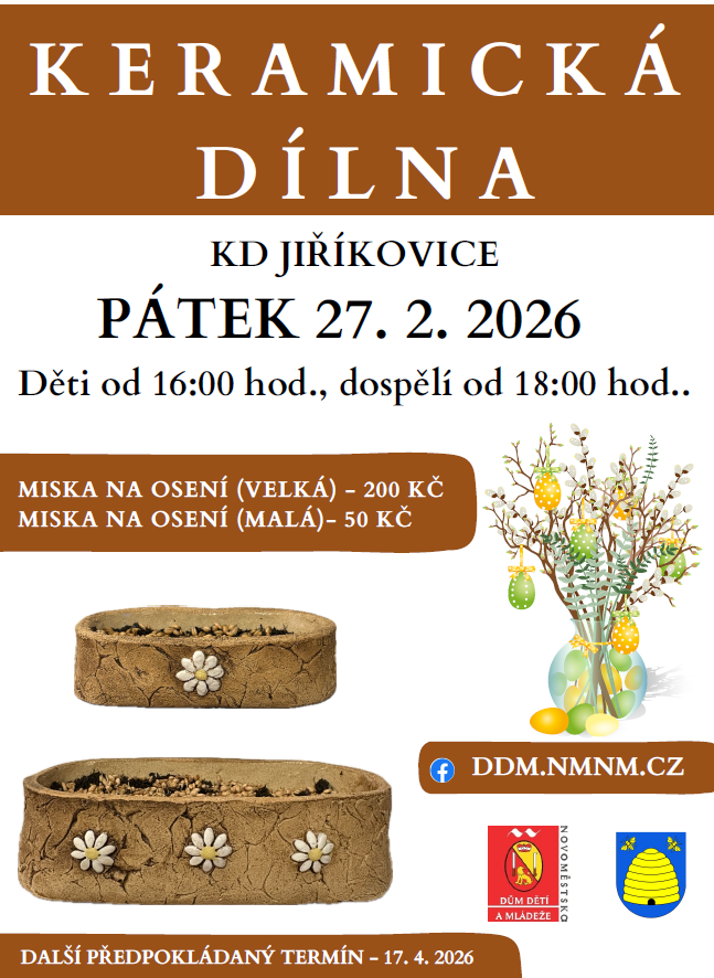 Keramická dílna – 27.2.2026